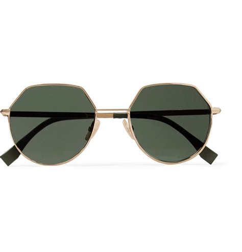 fendi hexagon sunglasses